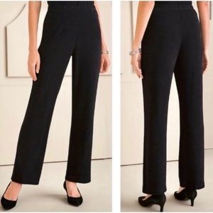 Chico’s Travelers No Tummy Pants Women’s Size XL Straight Leg Pull On Stretch